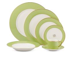 Green and Gold Spring Dishwater from Williams - sonoma