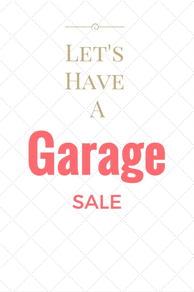 Garage Sale www.chathamhillonthelake.com 