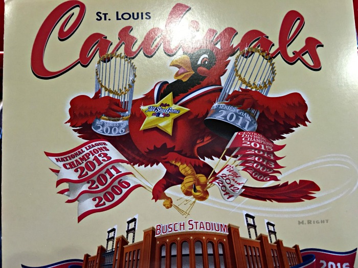 St. Louis Cardinals Score Card www.chathamhillonthelake.com