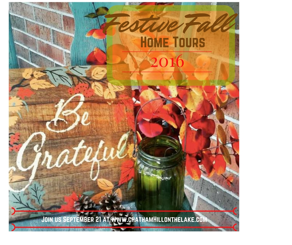 Festive Fall Home Tours www.chathamhillonthelake.com