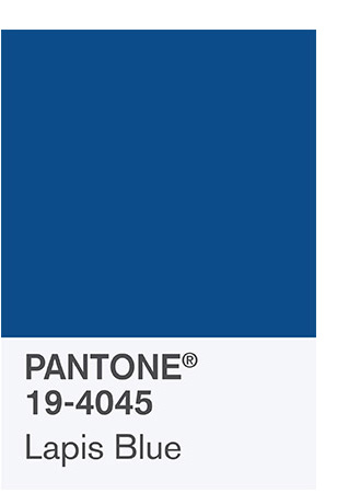 Lapis Blue Pantone color palette 2017