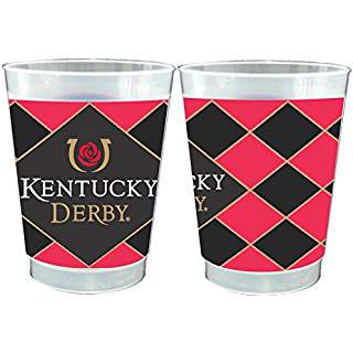 Kentucky Derby Plastic Cups www.yourhomeyourhappyplace.com