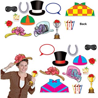Kentucky Derby Party Photo Booth Props www.yourhomeyourhappyplace.com